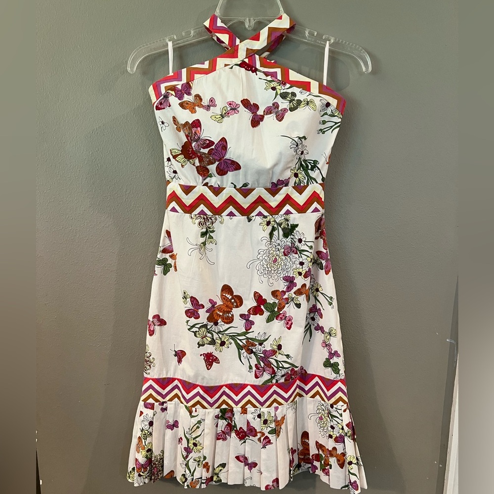 Tibi Red Strapless Dress